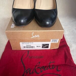 Christian Louboutin Classic Black Heels